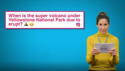 Smithsonian Volcano Expert Weighs in on Everything from Yellowstone's Big One to Skunk Pee