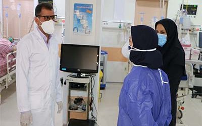 بازدید رئیس دانشگاه علوم پزشکی شاهرود از بیمارستان امام حسین(ع)