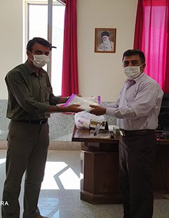 تولید ماسک در دانشکده هنر و علوم انسانی فارسان دانشگاه شهرکرد