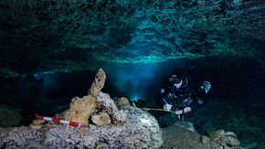 Underwater caves in Mexico preserve one of the world’s oldest ochre mines