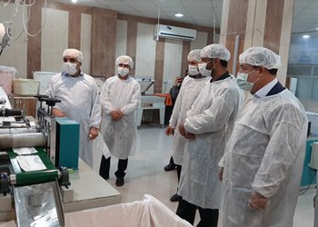 معاون غذا و داروی دانشگاه علوم پزشکی استان بوشهر:
بهره‌برداری از اولین کارگاه تولید ماسک سه لایه جراحی استان بوشهر در جم / ظرفیت تولید ماسک در استان به ۱۰۰ هزار عدد در روز می‌رسد
