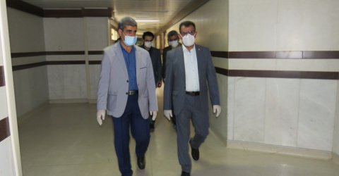بازدید رئیس دانشگاه علوم پزشکی شاهرود از بیمارستان  امام حسین (ع)