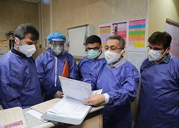 بازدید معاون وزیر بهداشت از بیمارستان اختصاص‌یافته به بیماران کرونا در استان بوشهر/ گزارش تصویری