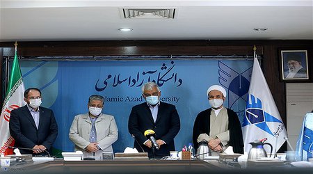 مراسم تکریم و معارفه معاون فرهنگی و دانشجویی دانشگاه آزاد اسلامی برگزار شد