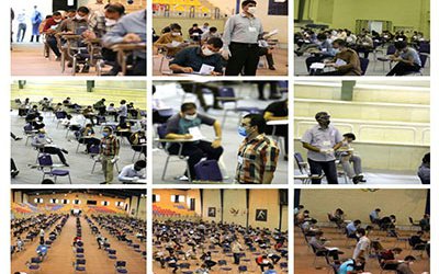برگزاری آزمون دکتری تخصصی دانشگاه علوم‌پزشکی شاهرود با رعایت ضوابط و پروتکل های بهداشتی