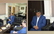 نشست صمیمی مدیر عامل بانک مهراقتصاد نوین استان و هیات همراه با ریاست دانشگاه آزاد اسلامی استان گیلان