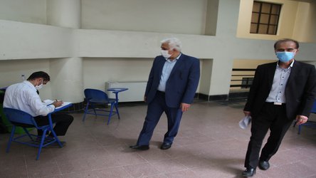 بازدید رئیس دانشگاه لرستان از حوزه های آزمون کارشناسی ارشد سال ۹۹
