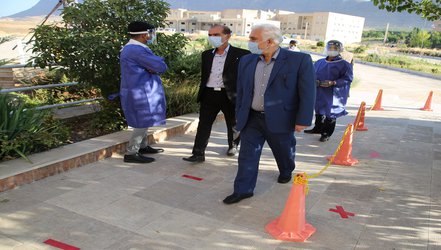 بازدید رئیس دانشگاه لرستان از حوزه های آزمون سراسری سال ۹۹/ گزارش تصویری از برگزاری آزمون سراسری