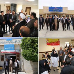 بازدید معاون استاندار و فرماندار ویژه شهرستان، ریاست دانشگاه علوم پزشکی فسا و تیم همراه و مسوولین بخش شیبکوه از مرکز بهداشتی – درمانی زاهدشهر و مرکز درمان بستر این شهر