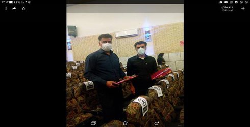 تجلیل از کارمندان واحد آموزشی علی آباد کمین به مناسبت روز کارمند