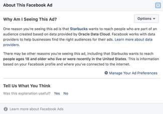 You wanna see something crazy? Check out all the advertisers targeting you on Facebook.
