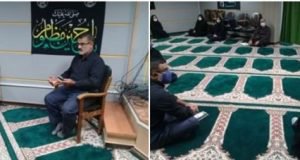 برگزاری آیین بزرگداشت دهه اول محرم در مرکز تحقیقات و آموزش گلستان