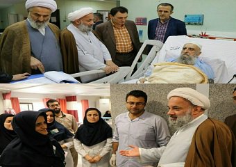 بازدید حجت السلام والمسلمین روحانی امام‌جمعه بابل از بیمارستان روحانی  بازدید از بخش‌های اورژانس و CCU بیمارستان آیت‌الله روحانی (ره) و عیادت از بیماران بخش