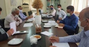 جلسه برنامه ریزی برای جایگاه، حجم، طبقات و نوع بذر غلات برای سال زراعی ۱۴۰۰-۱۳۹۹ در مرکز تحقیقات و آموزش کشاورزی گلستان