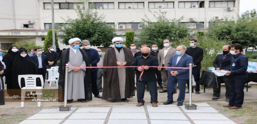 افتتاح یادمان شهدای دانشگاه گیلان در بوستان سروقامتان