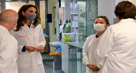 Duchess of Cambridge visits Tommy’s Centre for Miscarriage Research at Imperial