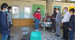 بازدید از روند آموزش دانش آموزان هنرستان وابسته کشاورزی شهید روحانی فرد کردکوی