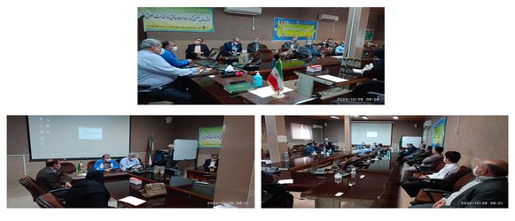جلسه هم اندیشی کنترل و پیشگیری از کرونا با حضور قائم مقام رییس دانشگاه علوم پزشکی گلستان برگزار شد