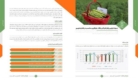 انتشار دستاورد محققان مرکز تحقیقات و آموزش گلستان تحت عنوان اولین رقم کم تانن باقلا در فصلنامه بازتاب سازمان تات