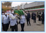 تشییع و خاکسپاری نخستین بانوی مدافع سلامت استان اصفهان
