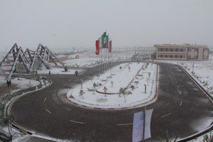 بارش برف در بهار طبیعت (فروردین 97)