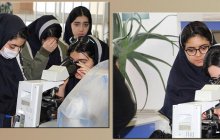 بازدید تعدادی از دانش آموزان مدارس رشت از مجموعه آزمایشگاهی مجهز و پیشرفته دانشگاه آزاد اسلامی واحد رشت