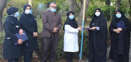 رییس بیمارستان مهدیه از بسیجیان فعال تقدیر کرد