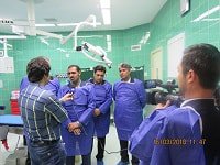 افتتاح اتاق عمل بیمارستان حضرت زهرا(س) شهرستان رشتخوار 