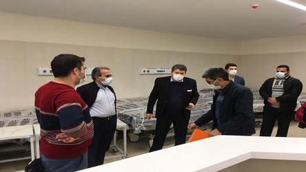 تجهیزات بیمارستان مراوه تپه در حال تکمیل است
