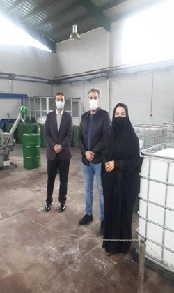 بازدید همکاران علمی بخش تحقیقات فنی ومهندسی استان گیلان از واحدهای روغن کشی زیتون در شهرستان رودبار