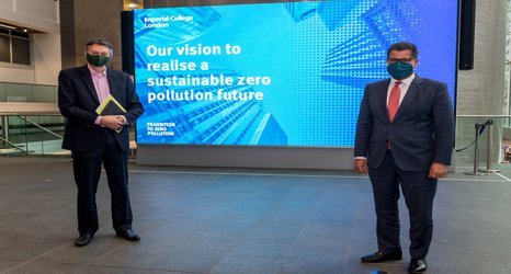 Business Secretary visits Imperial as Government announces new energy plans 