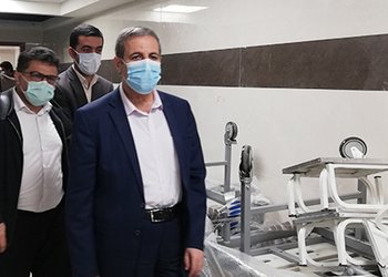 بازدید استاندار بوشهر از مراحل تجهیز اورژانس بیمارستان شهدای هسته‌ای خلیج فارس / گزارش تصویری