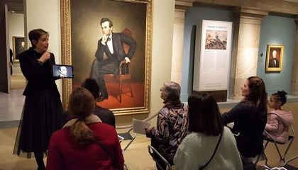 A Scholar Takes a Deep Dive Into a Painted Homage to Abraham Lincoln