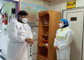 مشاور سلامت نایب‌رئیس مجلس شورای اسلامی از بیمارستان امیرالمومنین (ع) گناوه بازدید کرد