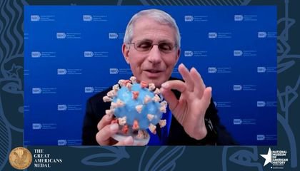 Anthony Fauci Donates His 3-D SARS-CoV-2 Model to the Smithsonian