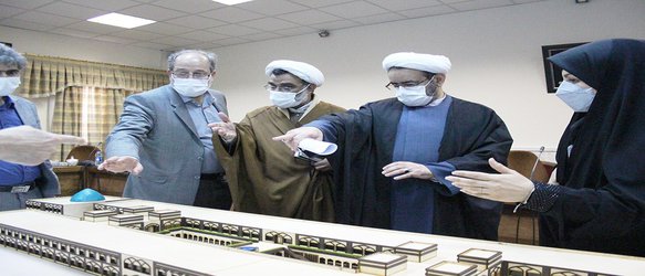 در جلسه عمرانی دانشگاه آزاد قم صورت گرفت؛ رونمایی از ماکت شبیه‌سازی‌شده دانشگاه علوم انسانی اسلامی قم