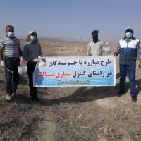 اجرای برنامه جامع مبارزه با سالک در شهرستان فسا
