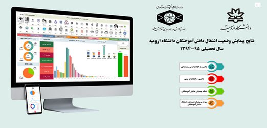 بهره ­برداری از داشبورد اختصاصی رصد اشتغال دانش آموختگان  دانشگاه ارومیه 