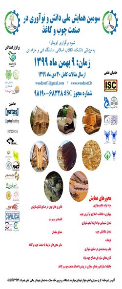 انتشار مقالات سومین همایش ملی دانش و نوآوری در صنعت چوب و کاغذ