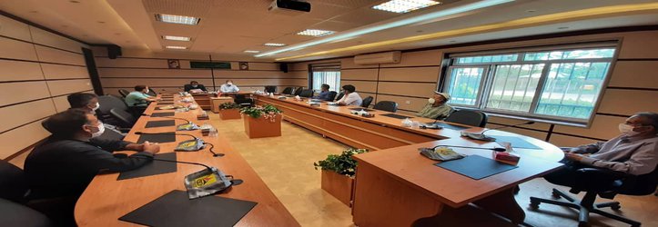 نشست صمیمانه ریاست مرکز تحقیقات و آموزش کشاورزی و منابع طبیعی استان قزوین با پرسنل شرکتی