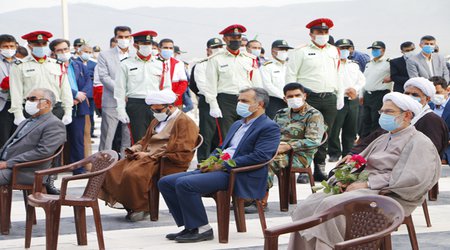 گلباران مزار شهدا به مناسبت بزرگداشت سوم خردادماه با حضور مسئولان استانی