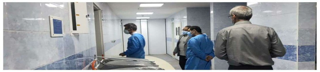  بازدید معاون درمان دانشگاه علوم پزشکی مازندران از بیمارستان خاتم الانبیا(ص) بهشهر - ۱۴۰۰/۰۳/۰۵