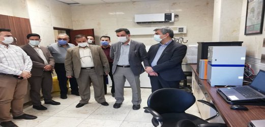 توسعه بخش تشخیص آزمایشگاهی مولکولی حوزه بهداشت استان گلستان با حضور رئیس دانشگاه