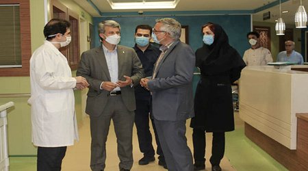 بازدید رییس دانشگاه علوم پزشکی ایران از بیمارستان محب کوثر