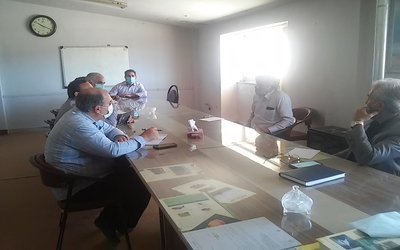 جلسه توسعه کشاورزی منطقه کالپوش در استان سمنان برگزار شد.