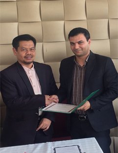 امضای تفاهم نامه همکاری پژوهشی دانشگاه شهرکرد و دانشگاه «رادن فتح اندونزی»