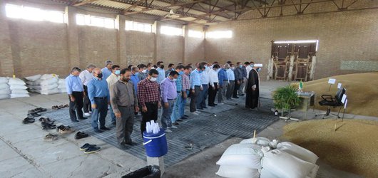برگزاری جشن شکرگزاری برداشت غلات در مرکز تحقیقات و آموزش کشاورزی و منابع طبیعی استان اردبیل