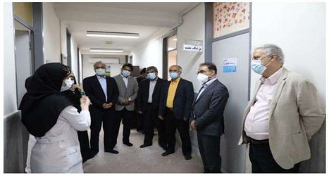 بازدید سرزده رئیس دانشگاه علوم پزشکی مازندران از مرکز آموزشی درمانی بوعلی ساری  - ۱۴۰۰/۰۴/۱۴