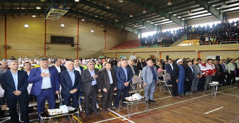 مراسم نمادین  نوای سلامت درگرگان برگزار شد