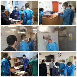 بازدید معاون درمان دانشگاه علوم پزشکی مازندران از بیمارستان های آمل - ۱۴۰۰/۰۴/۱۸